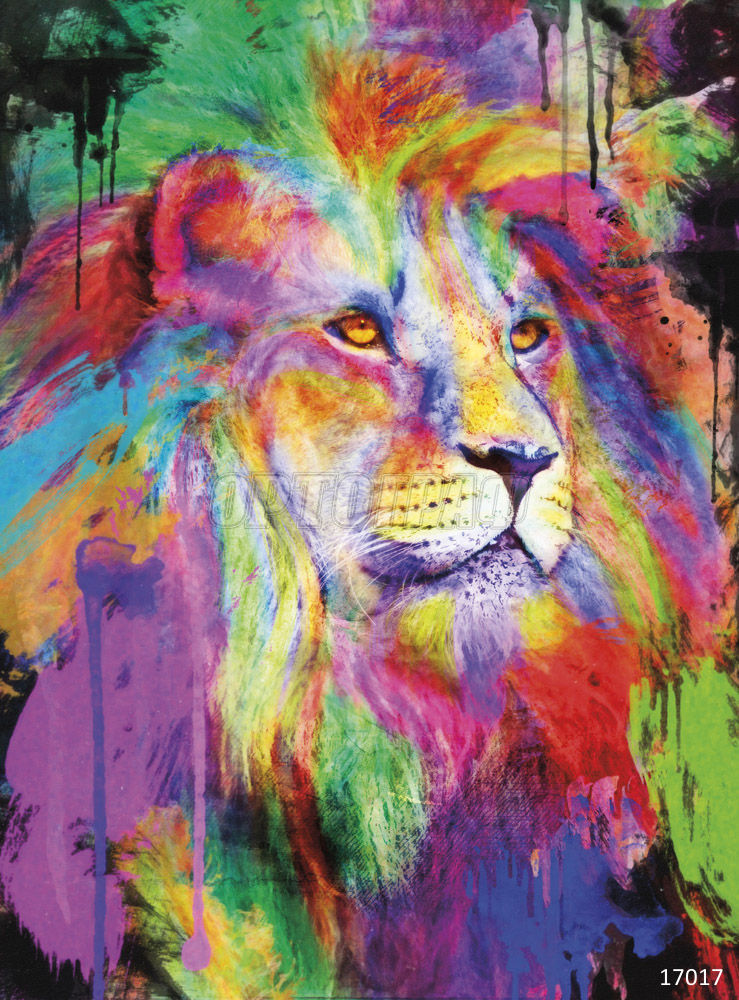 Фреска ОРТО Животные 17017 Rainbow King . Variant 1 (2) - фото 1