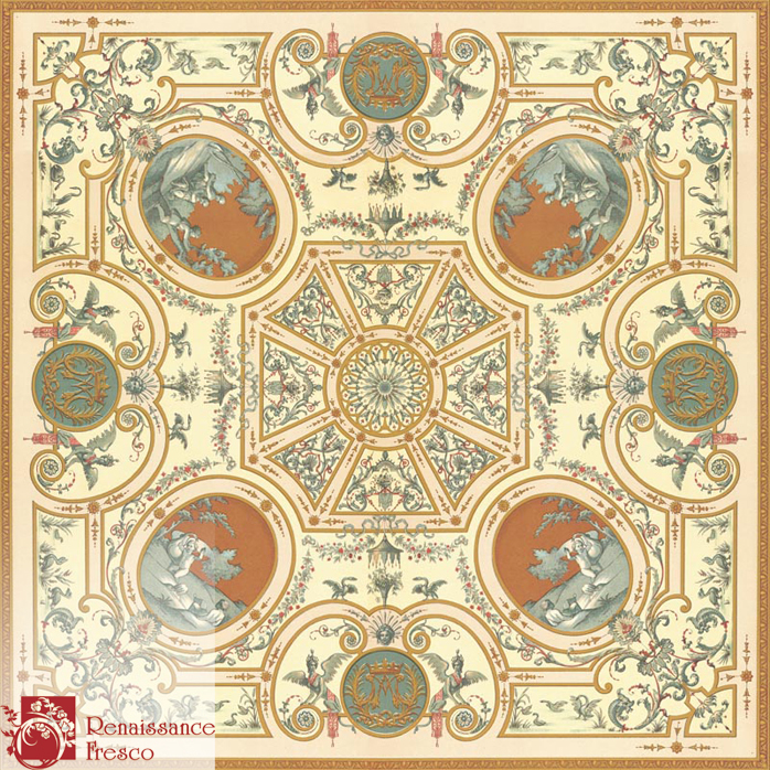  Renaissance Fresco   11093-A -  1