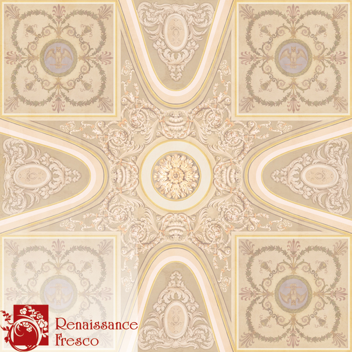  Renaissance Fresco   11166-A -  1