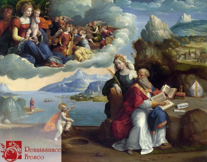  Renaissance Fresco   7199-A -  1