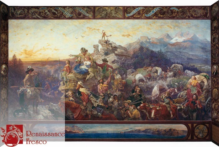  Renaissance Fresco   7203-A -  1