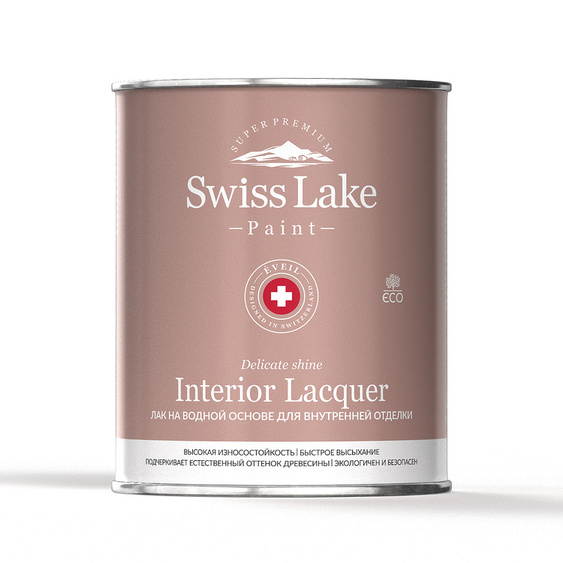 Краски Swiss Lake  Лак Interior Lacquer для внутренней отделки глянцевый 0,9 л. - фото 1