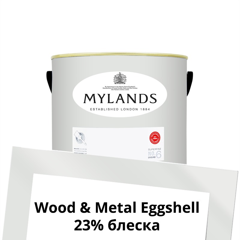 Краски Mylands  Wood&Metal Paint Eggshell 1 л. №2 Maugham White