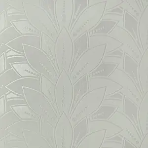  1838 Elodie 1907-139-02 Astoria Ivory Flock Swatch -  1
