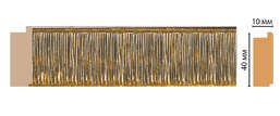 Лепнина Decomaster  Цветной молдинг 109-17
