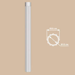 Лепнина Decomaster  Колонна DCK 01