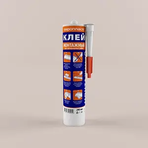 Клей для лепнины Европласт  E01.M.290 Клей Монтажный 290 мл. - фото 1