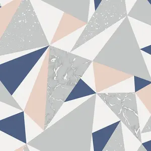  Holden Decor Elements 90461 Glacier Navy Coral -  1