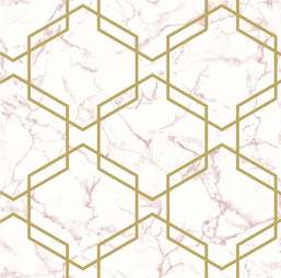  Holden Decor Kaleidoscope 90601 Ventura Pink Gold