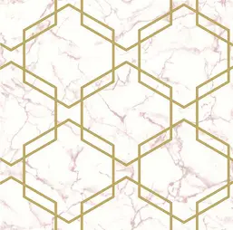  Holden Decor Kaleidoscope 90601 Ventura Pink Gold