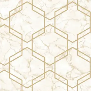  Holden Decor Kaleidoscope 90602 Ventura Beige Gold -  1