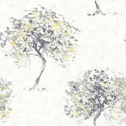  Holden Decor Kaleidoscope 90650 Beacon Fell Yellow Grey
