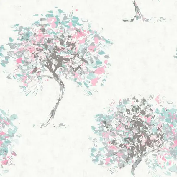  Holden Decor Kaleidoscope 90652 Beacon Fell Duckegg Pink -  1
