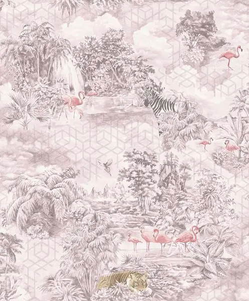  Holden Decor Kaleidoscope 90662 Mayang Pink -  1