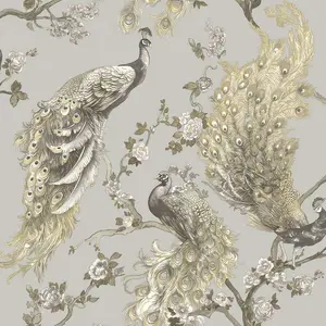  Holden Decor Kaleidoscope 90673 Sana Silver -  1