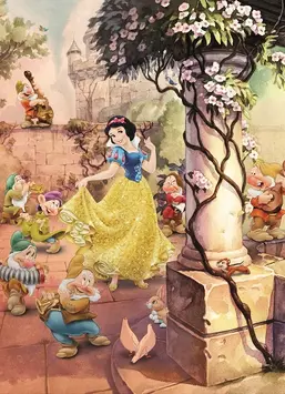  Komar 184x254 4-494 Dancing Snow White
