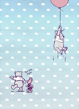  Komar 184x254 4-4025 Winnie Pooh Piglet