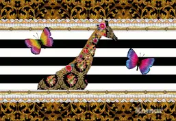  Komar 368x254 8-952 Melli Mello Giraffe