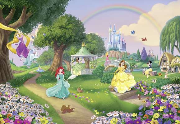 Фотообои Komar 371x254 8-449 Disney Princess Rainbow