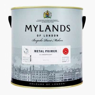 Краски Mylands  Грунт для металла Metal Primer White 2.5 л.
