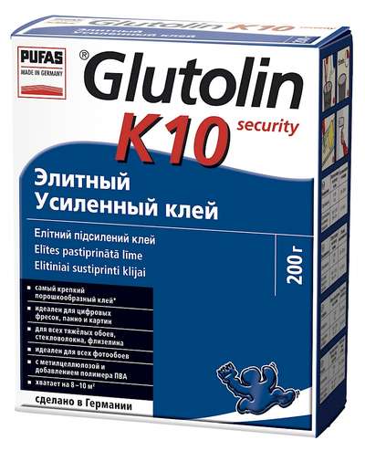 Обойный клей Pufas Glutolin K10 security Элитный усиленный 