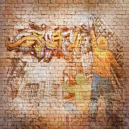  Renaissance Fresco  Art Graphics ag0019