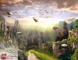  Renaissance Fresco  Классический пейзаж 44207-A