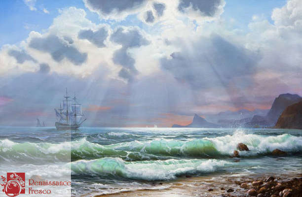 Фреска Renaissance Fresco  Морской пейзаж 50034-A