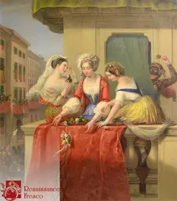  Renaissance Fresco   7243-A