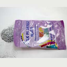 Аксессуары к жидким обоям Silk Plaster Блестки Точки Серебряные