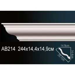  Перфект  Карниз потолочный гладкий AB214
