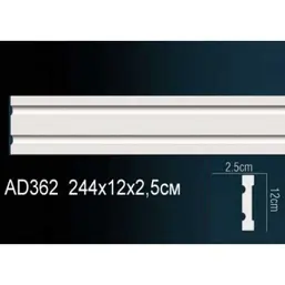  Перфект  Молдинг гладкий AD362