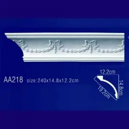  Перфект  потолочный плинтус с орнаментом AA218